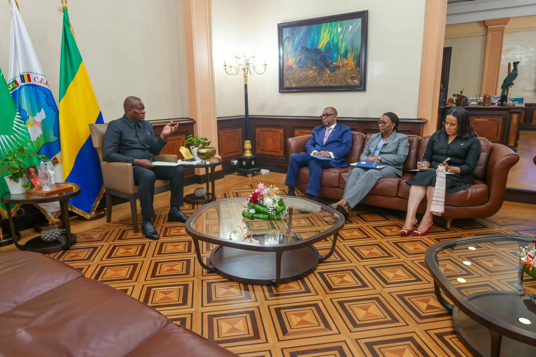 Diplomatie économique et rayonnement continental : Oligui Nguema reçoit ses émissaires déployés récemment en Afrique australe
