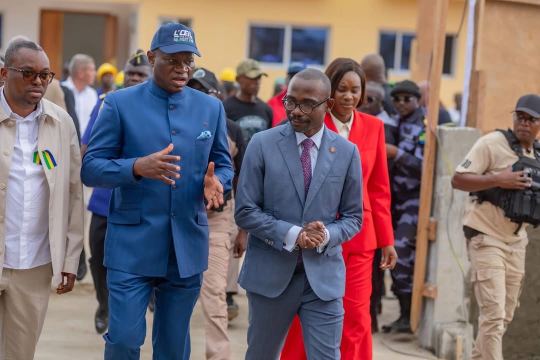 Makokou : Brice Clotaire Oligui Nguema découvre le nouveau site résidentiel de Mayiga