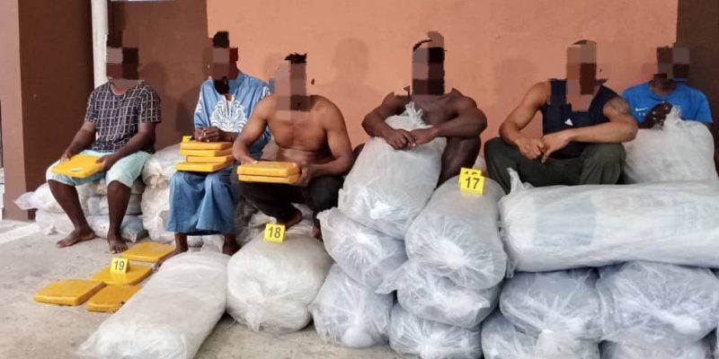 Un Vaste Réseau Transfrontalier de Trafic de Cannabis Démantelé: Saisie spectaculaire d'une  tonne et 320 kilogrammes de cannabis en provenance du Nigeria