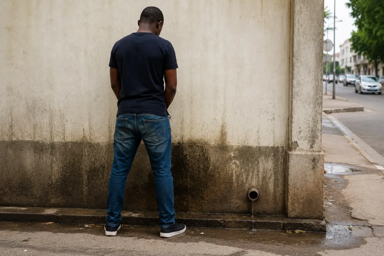 Uriner sur la voie publique à Libreville : une infraction punie par la loi, mais un défi d'infrastructures demeure