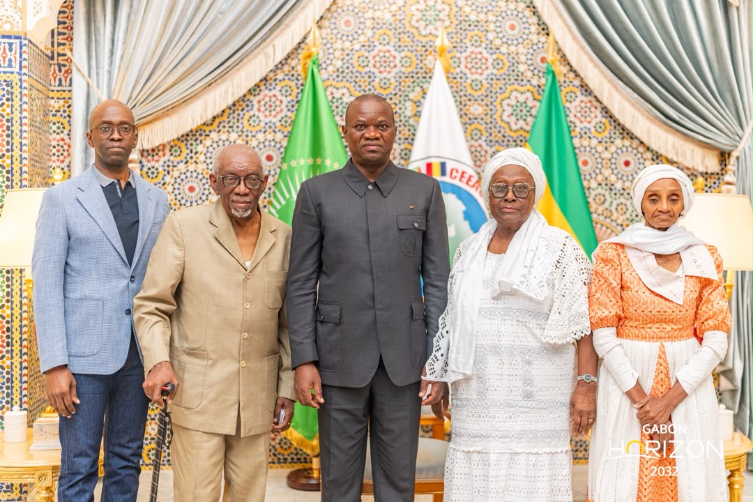 Hommage à la Mémoire Nationale : Oligui Nguema échange avec la Famille de Georges Damas Aléka autour du projet de la future esplanade