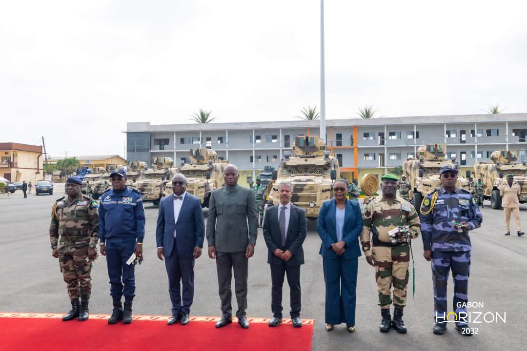 Défense : Oligui Nguema dote les forces de l'ordre en véhicules tactiques blindés grâce à un don des Émirats arabes unis