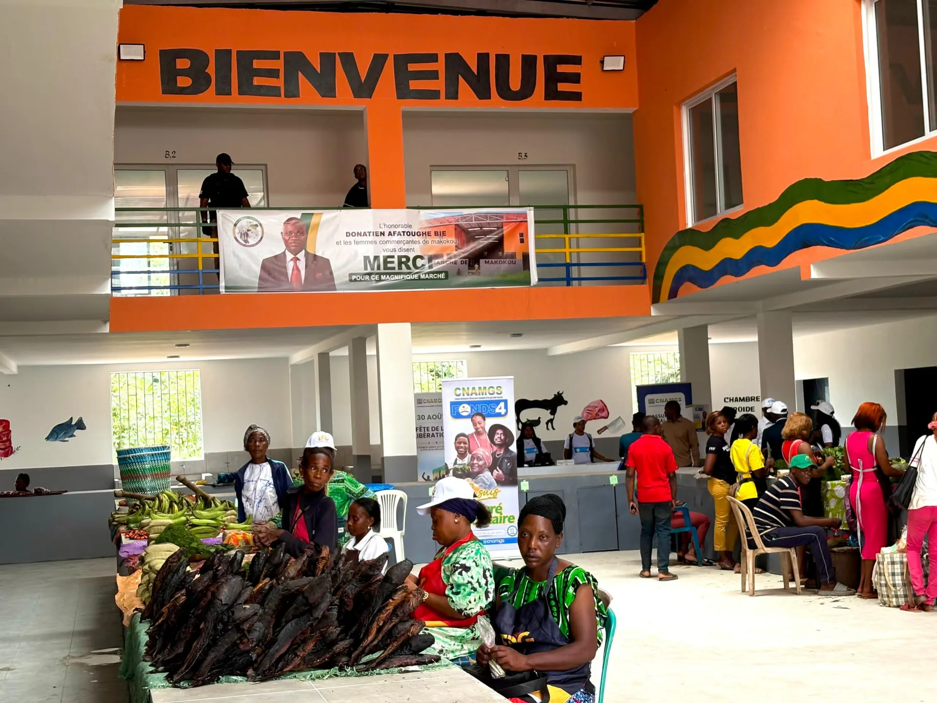 Makokou : Oligui Nguema inaugure le nouveau marché municipal pour offrir un cadre moderne aux commerçants