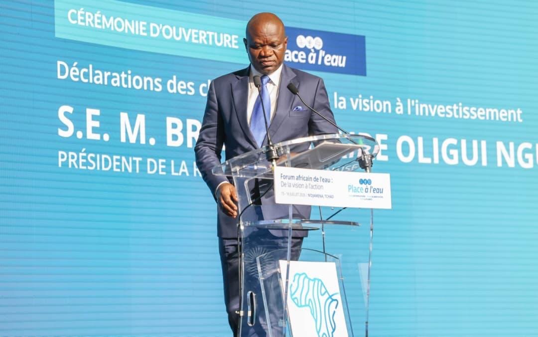 Forum africain de l'eau : à N'Djamena, Oligui Nguema appelle l'Afrique à transformer les discours en actions