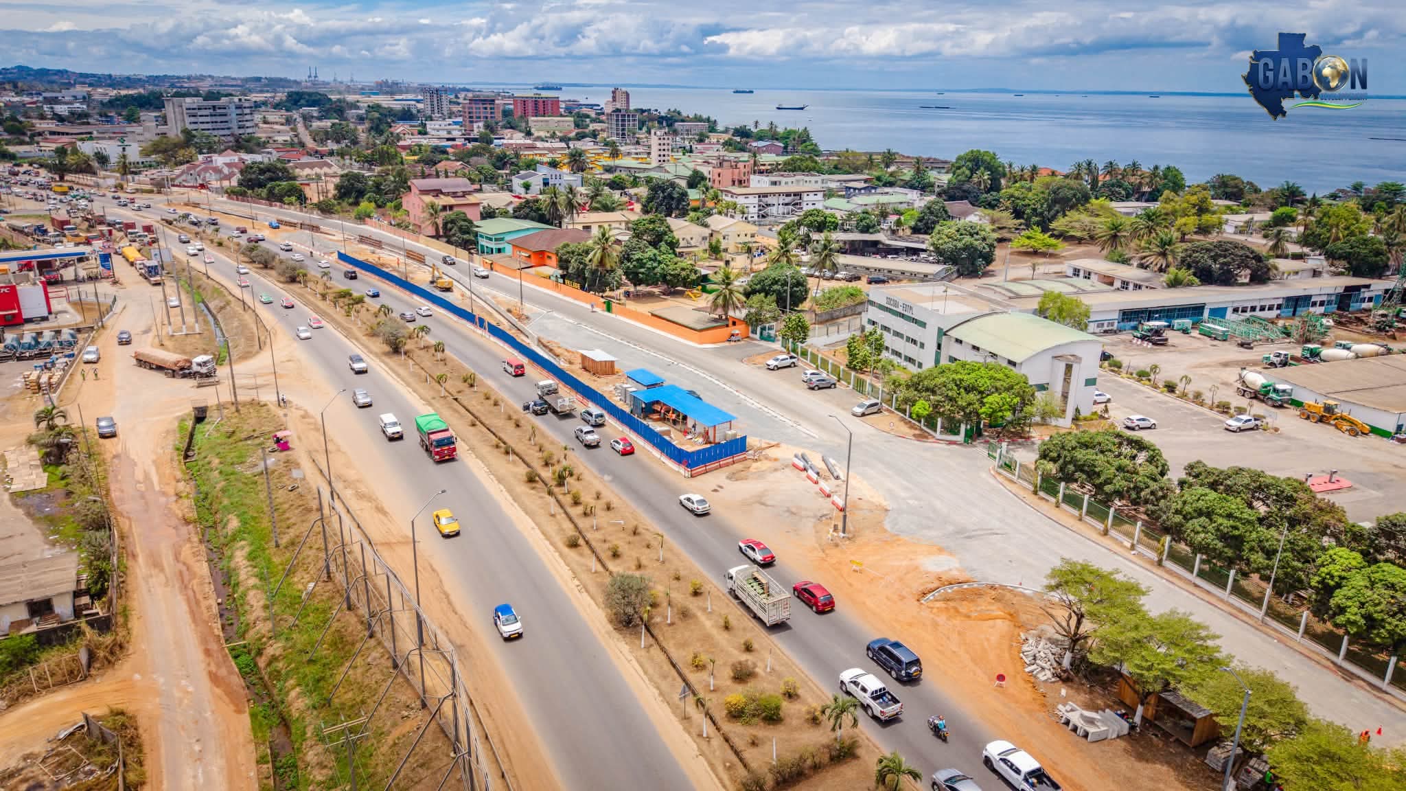 Infrastructures routières : l'axe Carrefour Pompier–Carrefour Razel fait peau neuve pour fluidifier la mobilité dans le Grand Libreville