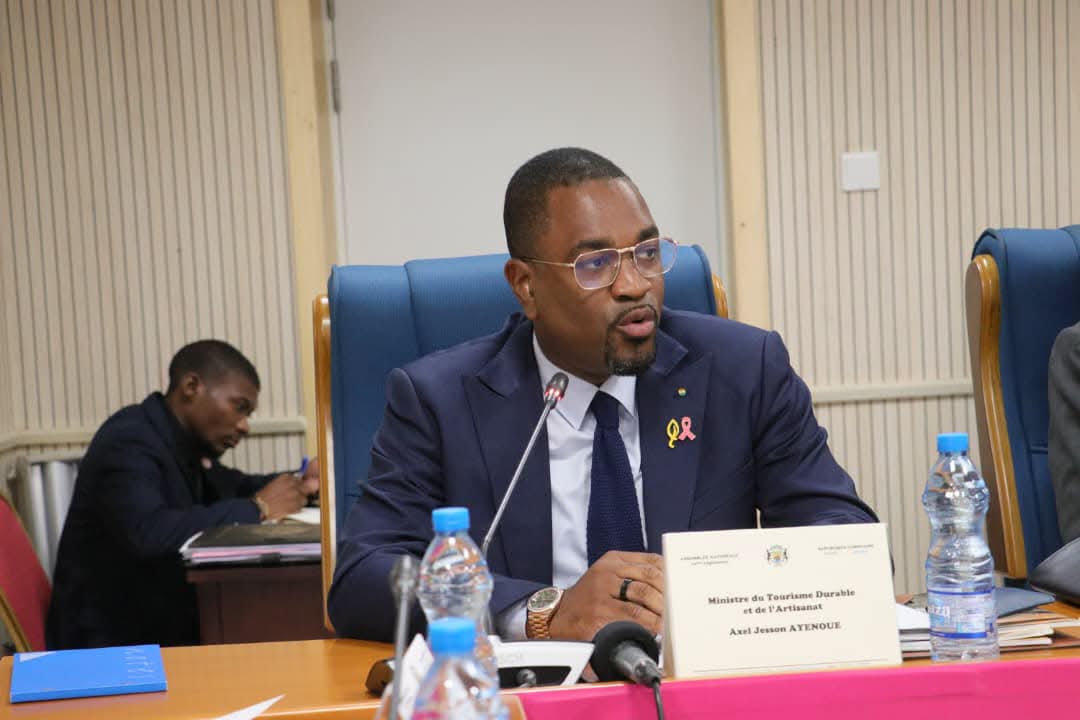 Tourisme durable et diversification économique : le ministre Axel Jesson Denis AYENOUE défend un budget de 5,363 milliards de FCFA pour l'exercice 2027 devant les députés