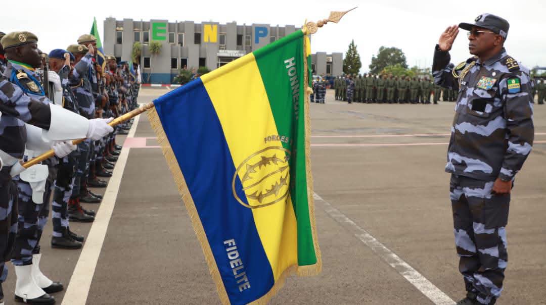 Cohésion interforces : sortie de promotion pour 497 recrues du Corps paramilitaire des Eaux et Forêts à l'École Nationale de Police d'Owendo