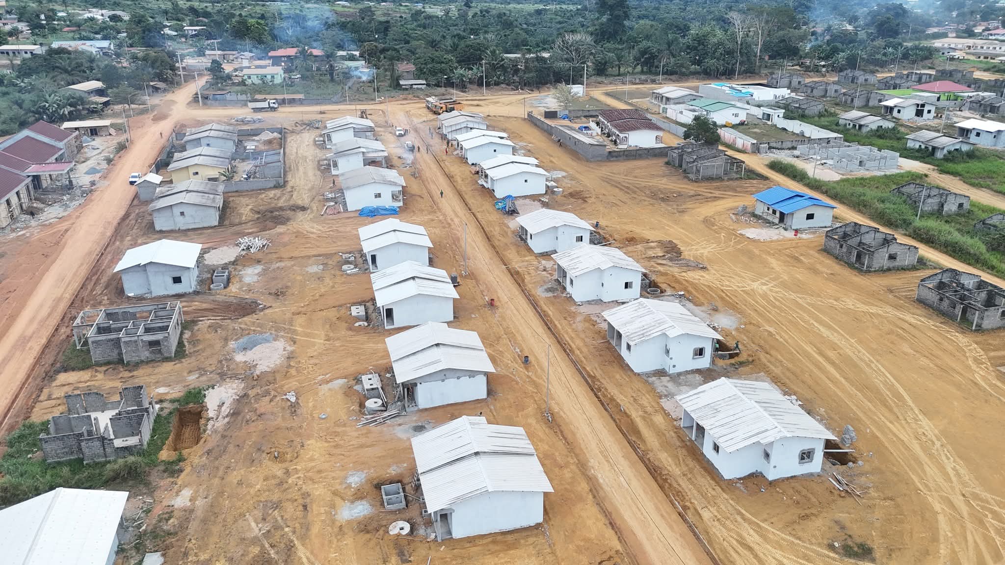 Makokou : la SNI et le Génie Militaire mobilisés pour la construction de 25 nouveaux logements