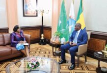 Audience au Palais : le Chef de l’État échange avec la Présidente du Sénat