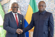 Rencontre entre le Président gabonais et le Professeur Denis Mukwege