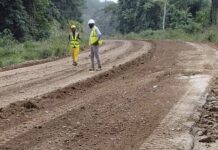 Sécurité routière : Le coup d’envoi de la réhabilitation de l’axe Bifoun-Ndjolé est donné